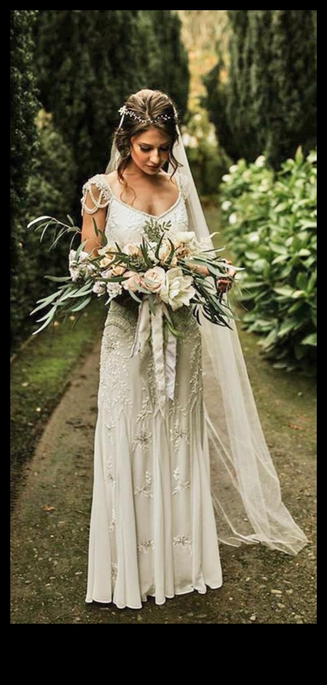 Ελεύθερο πνεύμα κομψότητας: Bohemian Wedding Attire Magic