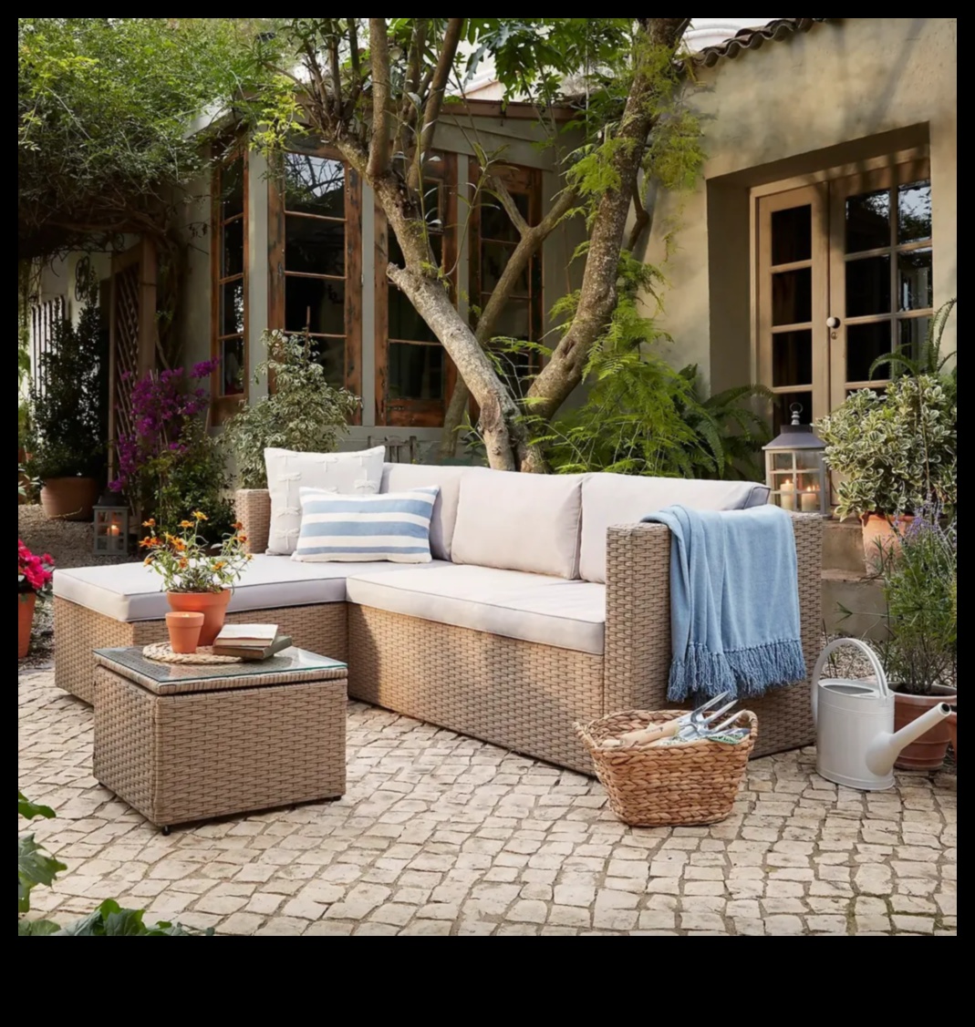 Bloom in Style: Chic και άνετες επιλογές επίπλων κήπου