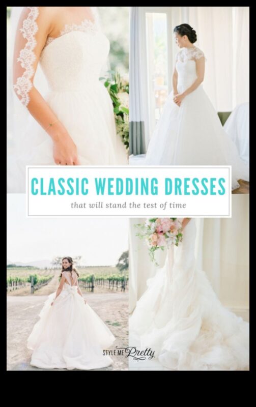 Sculpted in Time: Timeless Wedding Dress Marvels